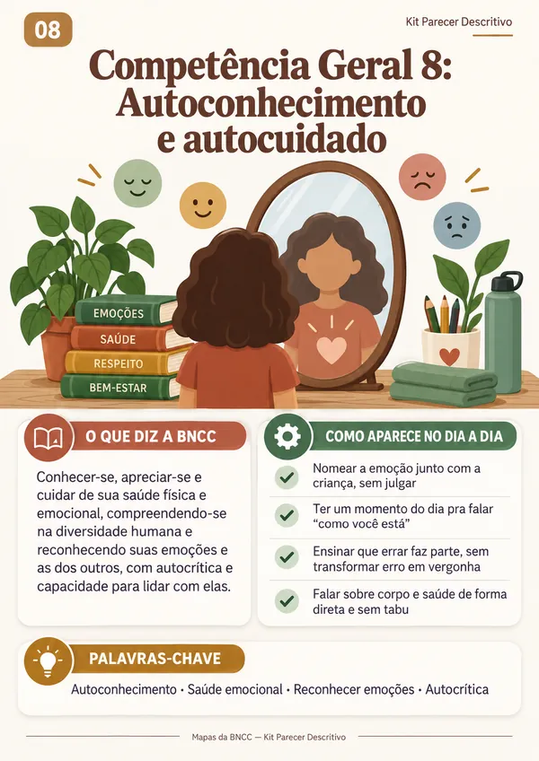 Mapa 08: Competência Geral 8 — Autoconhecimento e autocuidado